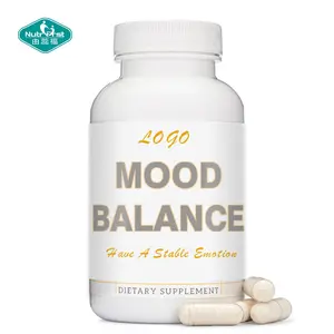 Bespoke Package Mood Adjustment 7 Strong Herbs Supplement Vegan Capsules in Bulk for Smooth Emotion