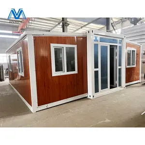 3 bedroom Modular Tiny Prefabricated Granny Flat home plans 20 40 Foot expandable container house With bathroom and kitchen