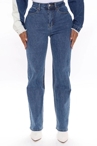 Vente chaude Jeans maman en coton <span class=keywords><strong>taille</strong></span> haute MOQ faible Personnalisation de haute qualité Pantalon en <span class=keywords><strong>jean</strong></span> à jambes larges Grande <span class=keywords><strong>taille</strong></span> pour femmes - Product Image 4