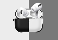WOWCASE casing pelindung silikon Earphone TPU lunak casing untuk penutup tahan benturan casing untuk Airpod Pro casing untuk Airpods Pro 2