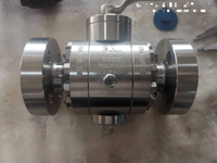 Vanne à boisseau sphérique de contrôle de qualité à 16 étapes en acier inoxydable F316 DN20 CLASSE 2500 avec siège RPTFE pour service de raffinerie