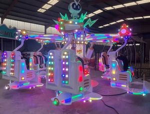 12-Seater Indoor/Outdoor Metal Playhouse Self-Controlled <strong>Plane</strong> Rides <strong>Trampoline</strong> Park Kindergarten Steel Garden Shopping Mall - Product Image 2