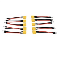 Câble en cuivre PVC 14AWG/12AWG avec connecteur XT60/XT30/XT90 pour harnais de batterie LiPo de drone de course FPV, moto et automobile