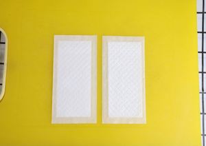 Tampons absorbants personnalisables en PE+SAP de qualité alimentaire, écologiques, avec logo sur mesure pour usage domestique, barquettes à viande et emballages alimentaires - Product Image 3