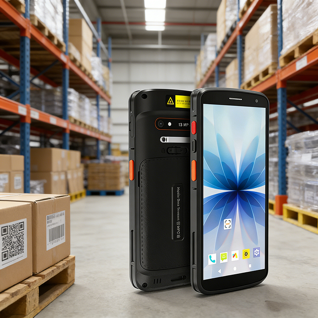 Android PDA 2D Barcode Scanner Warehouse 6-inch 15 4G WIFI BT 5.1 Octa-core 4GB/64GB Scan QR 5050mAh Large Battery in Stock