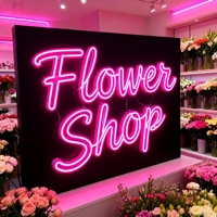 Enseignes lumineuses LED néon personnalisées étanches, fourniture directe usine, conception artistique gratuite pour la publicité, la décoration murale, les magasins, les bars, les mariages et les anniversaires