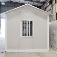 Casa Contenedor Prefabricada Modular Moderna con Techo Triangular Cómodo y Luminoso