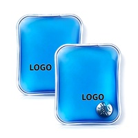 Chauffe-mains magique à pression pour l'hiver, coussin chauffant réutilisable portable en gel, chauffe-mains instantané à pression en gel