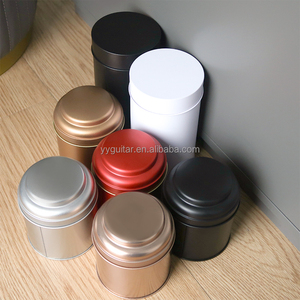 Miglior prezzo Candy case in metallo Snack pacchetto vuoto scatola di latta impermeabile cilindro per tè doppio coperchio per tè lattina personalizzata - Product Image 1