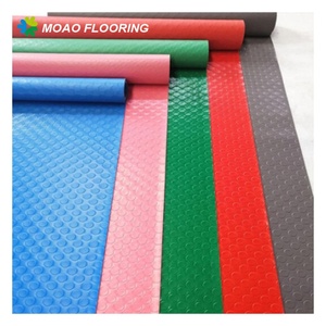 Rollo de Alfombra de PVC Antideslizante de 2mm~5mm de Grosor para Piso de Garaje, Autobús, <span class=keywords><strong>Taller</strong></span>, Alfombra de Vinilo de PVC para Garaje - Product Image 1
