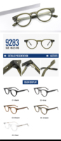 Montures de lunettes rondes vintage en acétate de haute qualité pour unisexe, légères, à monture complète, pour un usage quotidien