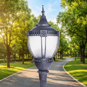 ไฟเสา LED HTY Acorn 40W/60W/80W ตัวเรือนอะลูมิเนียม IP65 ปรับเปลี่ยนค่าสีได้ หรี่แสงได้ รับประกัน 5 ปี เหมาะสำหรับสวน ใช้ไฟ AC - Product Image 6