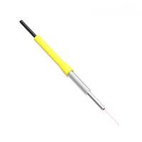 Sensor Serat Optik Sense PD-R49Y untuk Deteksi Benang Jangkauan 20-100mm Output NPN 12-24V DC Garansi 1 Tahun