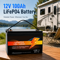 Avepower 12.8V 100Ah Batterie solaire 12V Batteries au lithium-ion 12V 100Ah Batterie LiFePO4