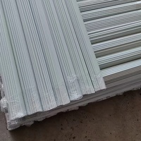 Tige solide en fibre de verre haute résistance pour piquet à neige, support de plantes, bâton de drapeau
