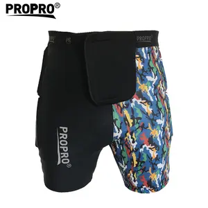 Shorts de protection rembourrés 3D pour hommes, pantalons de ski, de ski, skateboard, dispositif léger et respirant, équipement de protection