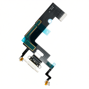 Câble flexible de connecteur de charge <span class=keywords><strong>Apple</strong></span> <span class=keywords><strong>Lightning</strong></span> avec microphone pour iPhone XR blanc - Product Image 2