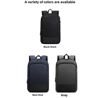 Sac à dos d'affaires en nylon durable au design décontracté et tendance, grande capacité, sac d'étudiant, sac à dos pour ordinateur portable 16 pouces