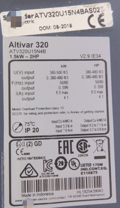 Altivar320 ATV320U15N4B, เครื่องตัด - Product Image 2