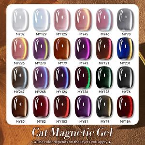 เจลทาเล็บ GDGF Silk Cat Eye สีสันฮิตประจำฤดูใบไม้ร่วง เนื้อเจลลี่วิ้งๆ แม่เหล็กติดเล็บ เจลยูวี - Product Image 1