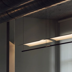 Nordic New Design Line <b>Chandelier</b> Dining Room Modern Metal Pendant <b>Light</b> Linear Lighting - Product Image 5