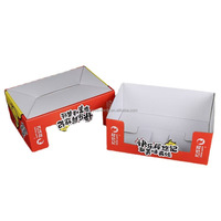 Exhibidor de Cartón Corrugado PDQ para Mostrador, Exhibidor de Venta al por Menor con Logotipo Personalizado, Ecológico para Dulces y Bocadillos de Supermercado