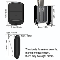 Control Remoto para Puerta de Garaje MITTO2 MITTO4 B RCB 02 04 RCB02 RCB04 KLEIO B RCA TRC1 TRC2 TRC4 433.92MHz