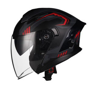 TOOP新品ハーフフェイスバイクバイクヘルメットダブルバイザーABSモーターサイクルオープンフェイスヘルメット製造中国<span class=keywords><strong>DOT</strong></span>認証 - Product Image 4