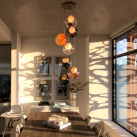 2025 nordique minimalisme Design couleur Art LED suspension forme longue pour salon chambre ou bar décor usage résidentiel