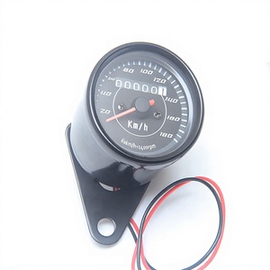 Velocímetro y Odómetro Universal para Motocicleta, 0-140 km/h, Negro, para Scooter, Montaje Frontal, Material de Hierro - Product Image 3