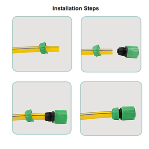 Fabricant de tuyau d'arrosage en plastique Raccord de tuyau d'arrosage 1/2 Connecteur de tuyau d'arrosage - Product Image 5