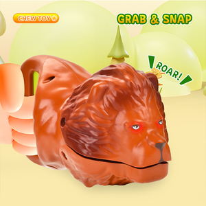 Lion jouet à mâcher avec lumières sons Snap Grab Toys Handheld Beast jouets interactifs pour enfants - Product Image 4