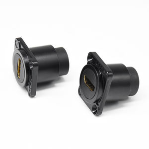 D-Type Adapter Met Dp High-Definition Multimedia Interface Vrouwelijke Poort Hdtv Signaaloverdrachtspaneel Socket Met Siliconen Doppen - Product Image 3