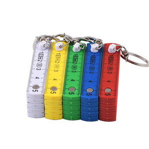 Mini 50cm nhựa có thể gập lại gấp cai trị với Keyring - Product Image 3