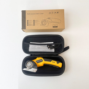 Ciseaux sans fil à batterie pour bricolage, découpeur de carton avec verrou de sécurité, mini-coupeur rotatif rechargeable 4,2 V, moteur sans balais, pour cuir - Product Image 4