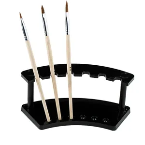 1 Set Nail <b>Brush</b> Holder Stand Salon Pen Rack Accessoire <b>Brushes</b> for Manicure Tool Acrylic Nail Art <b>Brush</b> Holder Carrier Storage - Product Image 3
