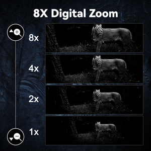 ATG-LRF 50Hz Wärmebildkamera-Monokular IP66 Wasserdichtes Jagdfernglas 8-fach Zoom Wärmebildteleskop für Wildtierbeobachtung - Product Image 5
