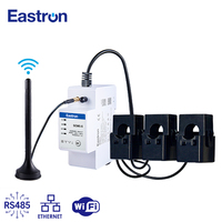 Compteur de puissance triphasé multifonction Eastron SEM5-5 Wifi Ethernet RS485 pour bâtiments intelligents