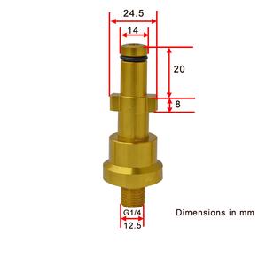 หัวฉีดโฟมล้างรถแบบแรงดันสูง พร้อมขวด 1 ลิตร และหัวฉีดขนาด 1.25 มม. สำหรับอะแดปเตอร์ Nilfisk และ <span class=keywords><strong>Stihl</strong></span> - Product Image 2