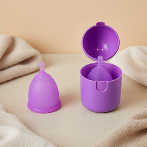 Esterilizador de Discos Menstruales Reutilizables Ecológicos con Logotipo Personalizado al por Mayor, Kit Portátil de Plástico, Caja de Desinfección y Almacenamiento - Product Image 1