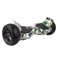 Hoverboard électrique tout-terrain avec pneus de 10 pouces, scooter auto-équilibrant avec haut-parleur Bluetooth, scooters électriques auto-équilibrants