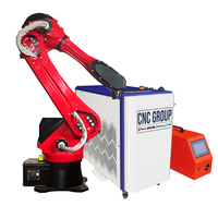 Bras de robot automatique 6 axes de haute qualité: caractéristiques de soudage au laser, parfait pour les travaux de soudage des métaux.