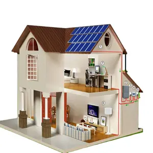 ESG Sistem Tenaga Surya, ON-Grid dan Off-Grid 10KW 15KW 20KW 30KW Penggunaan Rumah Tangga Lengkap
