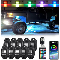 Barre lumineuse LED pour voiture, contrôle par application, conduite nocturne, effet de poursuite, réglage RVB, étanche IP68, différents modèles