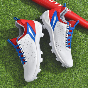 Chaussures de baseball pour hommes, chaussures d'entraînement de softball, baskets à crampons antidérapantes, respirantes, à lacets, pour le jeu sur le terrain - Product Image 1