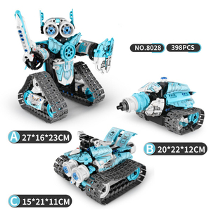 Sáng Tạo Ứng Dụng Lập Trình 3 Trong 1 Robot Gốc Xây Dựng Khối Thiết Lập Trẻ Em Câu Đố Điều Khiển Từ Xa Xây Dựng Khối Đồ Chơi Trẻ Em Tự Làm Đồ Chơi - Product Image 5