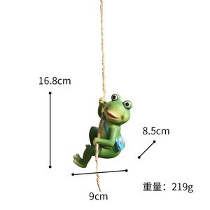 Décoration de jardin en gros, décoration créative de lapin suspendu, ornements de lapin mignons pour jardin, décorations de jardin en plein air, cadeaux de pendaison de crémaillère - Product Image 6