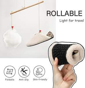 DERAN OEM ev terlikleri kadın erkek kapalı yalınayak terlik çorap kürklü kayma için ev ayakkabıları rahat rahat ev yatak odası Yoga - Product Image 6