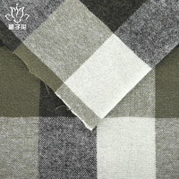 Günstiger 30% Wolle 70% Acryl 130GSM Karierter Flanellstoff Umweltfreundlich für Hemden & Taschen