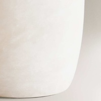 STONEKOCC Distributeur de savon moderne et écologique en marbre naturel transparent, albâtre blanc espagnol, pour la séparation du savon dans la salle de bain